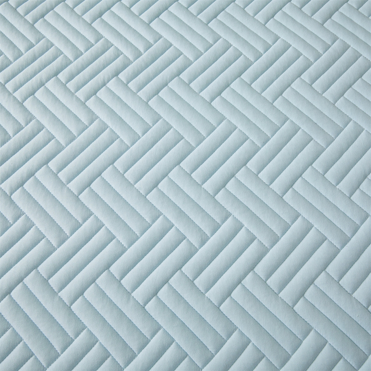 91家纺网 家纺一手货源 找家纺 雯豆家纺 2025新品四季款加厚床褥垫子床垫保护垫四季通用 摩登-淡水蓝