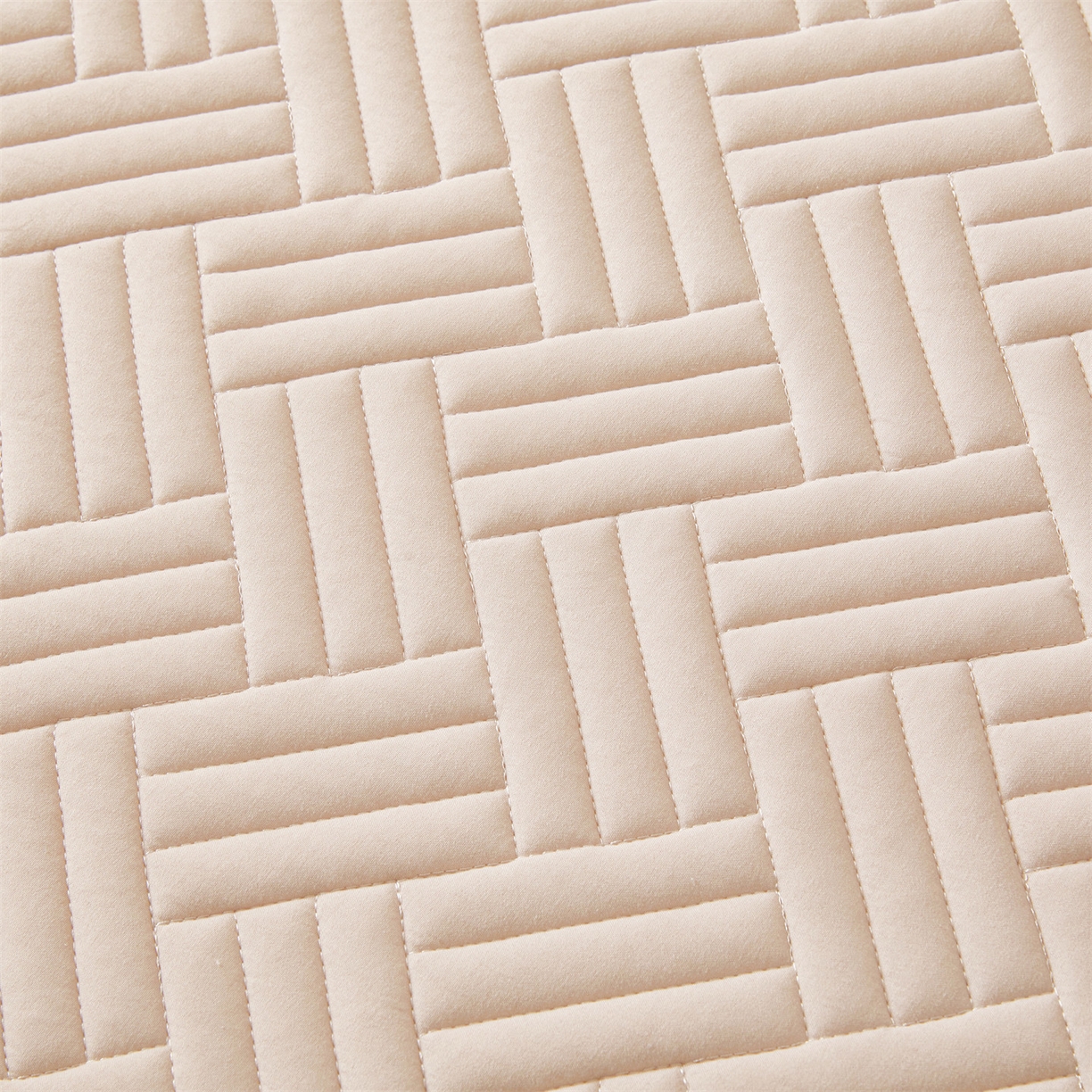 91家纺网 家纺一手货源 找家纺 雯豆家纺 2025新品四季款加厚床褥垫子床垫保护垫四季通用 摩登-奶咖