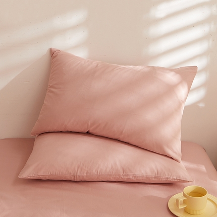 DoDo 兜兜 2025新款全棉纯棉水洗棉系列单枕套【可定做尺寸】 茶粉