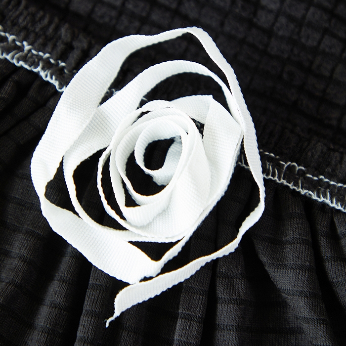 91家纺网 家纺一手货源 找家纺 逐日沙发套2025新款玉米绒沙发床套 黑色