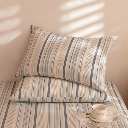 91家纺网 家纺一手货源 找家纺 （总）DoDo 兜兜 2025新款全棉纯棉水洗棉系列单枕套【可定做尺寸】