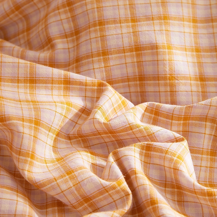 91家纺网 家纺一手货源 找家纺 DoDo 兜兜 2025新款全棉纯棉水洗棉系列单枕套【可定做尺寸】 米雅-黄