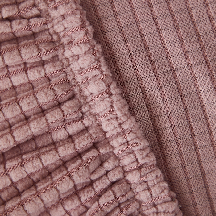 91家纺网 家纺一手货源 找家纺 逐日沙发套2025新款玉米绒沙发床套 暗粉