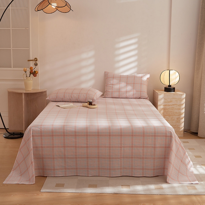 91家纺网 家纺一手货源 找家纺 DoDo 兜兜 2026新款全棉纯棉水洗棉系列单床单【可定做尺寸】 春野