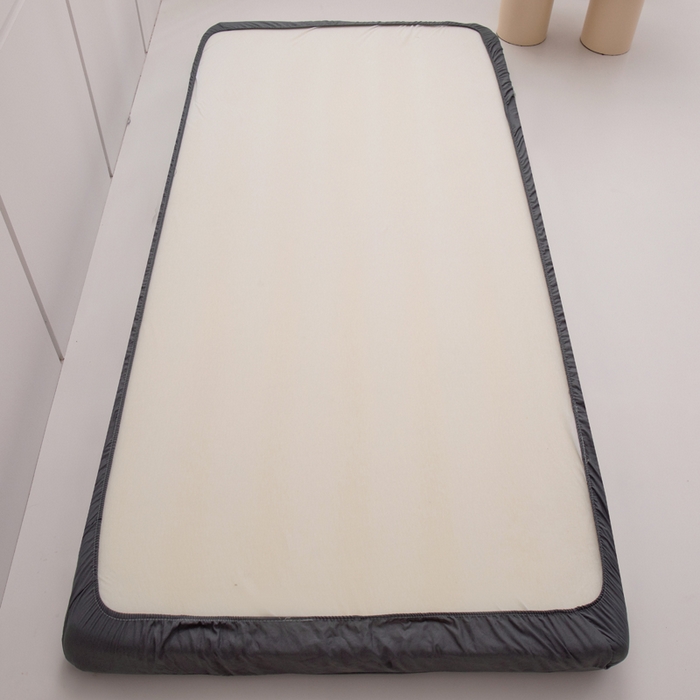 91家纺网 家纺一手货源 找家纺 暖季家纺2025新款无印风学生防水床笠 防水-高级灰