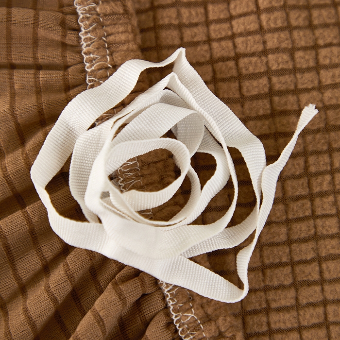 91家纺网 家纺一手货源 找家纺 逐日沙发套2025新款玉米绒沙发床套 驼色