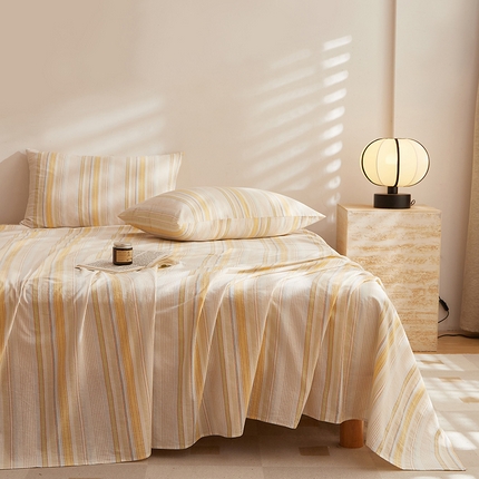 91家纺网 家纺一手货源 找家纺 （总）DoDo 兜兜 2025新款全棉纯棉水洗棉系列单床单【可定做尺寸】