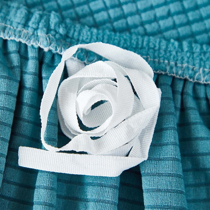 91家纺网 家纺一手货源 找家纺 逐日沙发套2025新款玉米绒沙发床套 西湖蓝