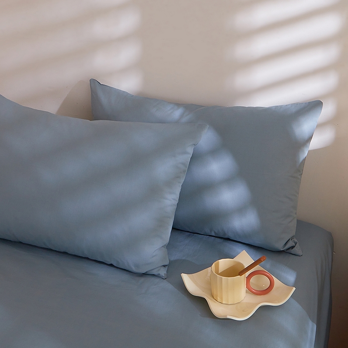 91家纺网 家纺一手货源 找家纺 DoDo 兜兜 2026新款全棉纯棉水洗棉系列单床单【可定做尺寸】 海盐兰