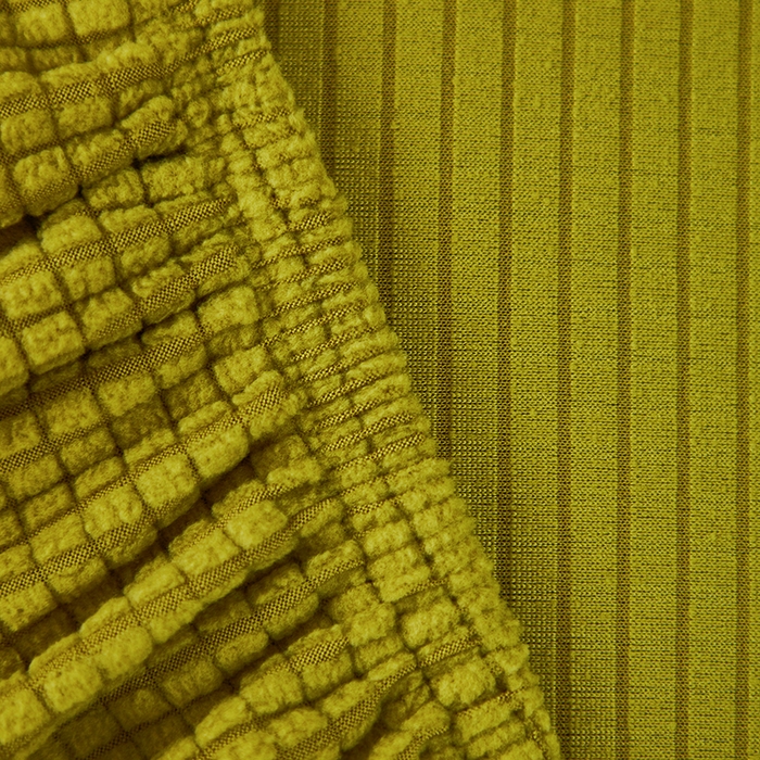 91家纺网 家纺一手货源 找家纺 逐日沙发套2025新款玉米绒沙发床套 翠绿黄