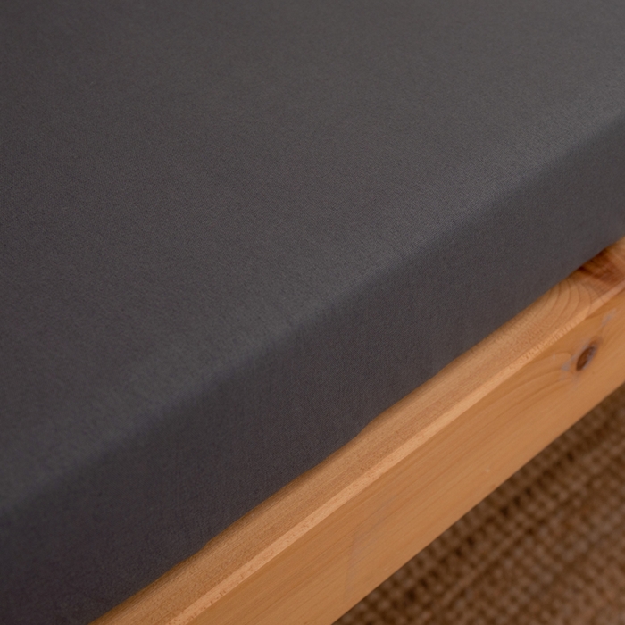 91家纺网 家纺一手货源 找家纺 暖季家纺2025新款无印风学生防水床笠 防水-高级灰