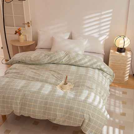 DoDo 兜兜 2025新款全棉纯棉水洗棉系列单被套【可定做尺寸】 星空-绿