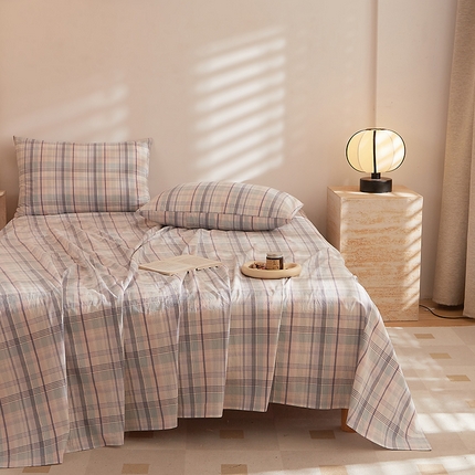 91家纺网 家纺一手货源 找家纺 （总）DoDo 兜兜 2025新款全棉纯棉水洗棉系列单床单【可定做尺寸】