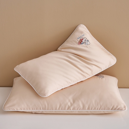 乐可 2025新款亲肤儿童枕套 小花兔