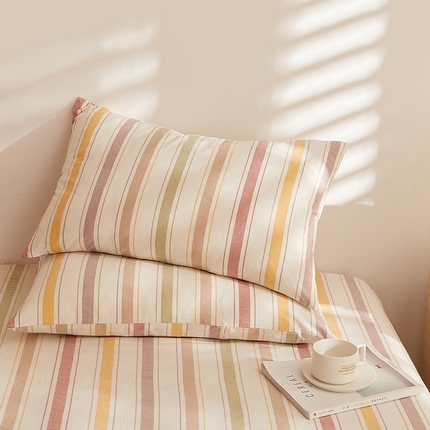 DoDo 兜兜 2025新款全棉纯棉水洗棉系列单枕套【可定做尺寸】 里威-深咖