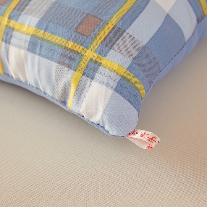 91家纺网 家纺一手货源 找家纺 美尔惠家纺 2025新款无印水洗棉格子春秋被冬被被子被芯学生季被芯 简兮兰