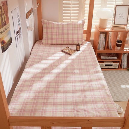 91家纺网 家纺一手货源 找家纺 （总）DoDo 兜兜 2025新款全棉纯棉水洗棉学生床笠【可定做尺寸】