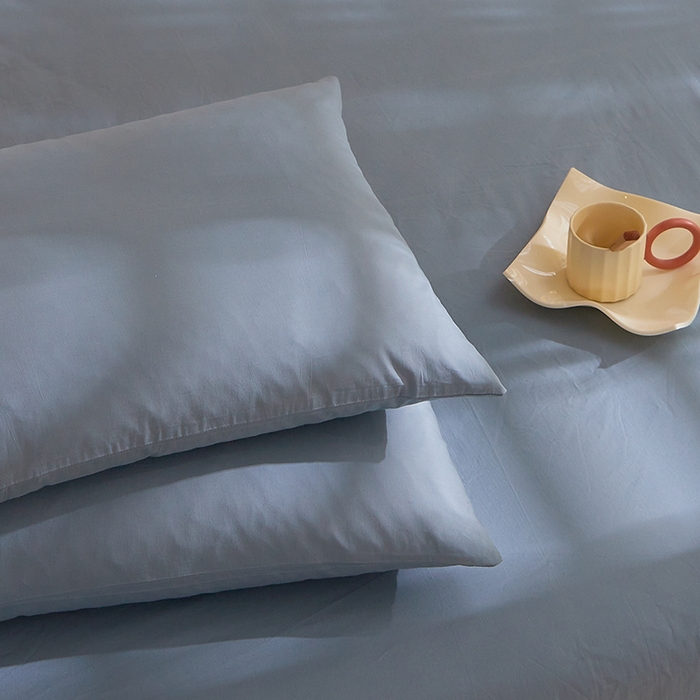 91家纺网 家纺一手货源 找家纺 DoDo 兜兜 2026新款全棉纯棉水洗棉大床床笠【可定做尺寸】 海盐兰