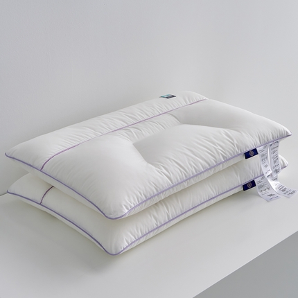 乐可 2025新款云眠分区枕枕头枕芯 云眠分区枕-紫48*74cm【一对】