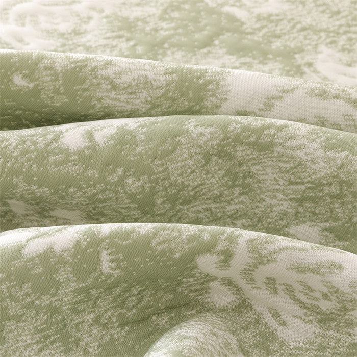 91家纺网 家纺一手货源 找家纺 好儿喜家纺 2025新款海洋丝凉感豆豆床裙凉席-巴黎玫瑰 巴黎玫瑰绿