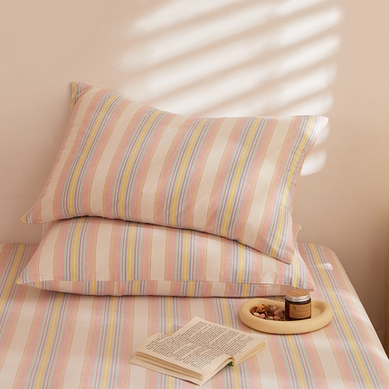 DoDo 兜兜 2025新款全棉纯棉水洗棉系列单枕套【可定做尺寸】 伊娃-黄兰