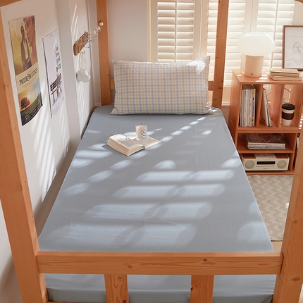 91家纺网 家纺一手货源 找家纺 （总）DoDo 兜兜 2025新款全棉纯棉水洗棉学生床笠【可定做尺寸】