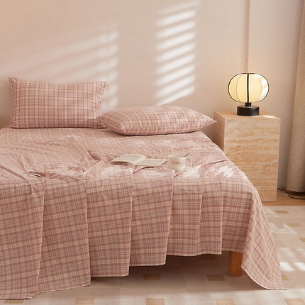 91家纺网 家纺一手货源 找家纺 （总）DoDo 兜兜 2025新款全棉纯棉水洗棉系列单床单【可定做尺寸】