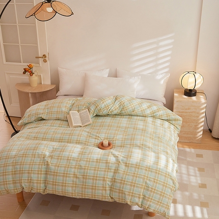 91家纺网 家纺一手货源 找家纺 （总）DoDo 兜兜 2025新款全棉纯棉水洗棉系列单被套【可定做尺寸】