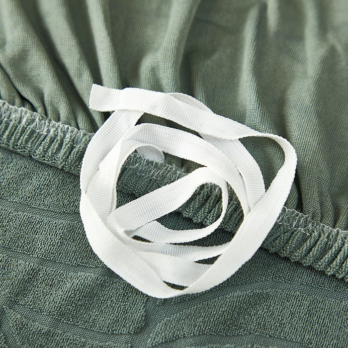 91家纺网 家纺一手货源 找家纺 逐日沙发套2025新款大树叶沙发床套 防水提花大树叶- 草绿