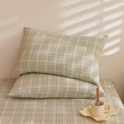 DoDo 兜兜 2025新款全棉纯棉水洗棉系列单枕套【可定做尺寸】 星空-绿