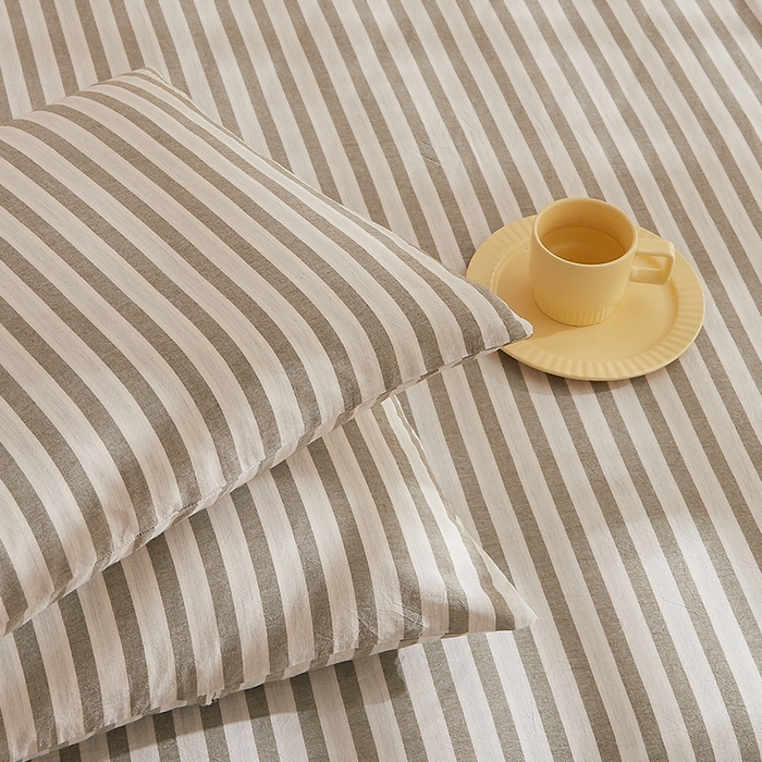 91家纺网 家纺一手货源 找家纺 DoDo 兜兜 2025新款全棉纯棉水洗棉大床床笠【可定做尺寸】 北辰-灰