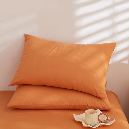 DoDo 兜兜 2025新款全棉纯棉水洗棉系列单枕套【可定做尺寸】 枇杷桔