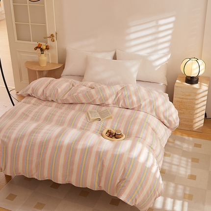 DoDo 兜兜 2025新款全棉纯棉水洗棉系列单被套【可定做尺寸】 伊娃-黄兰