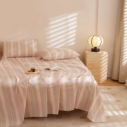 DoDo 兜兜 2026新款全棉纯棉水洗棉系列单床单【可定做尺寸】 伊娃-黄兰