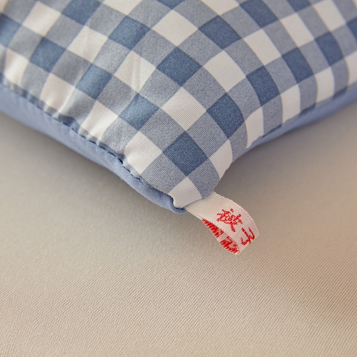 91家纺网 家纺一手货源 找家纺 美尔惠家纺 2025新款无印水洗棉格子春秋被冬被被子被芯学生季被芯 蓝小格