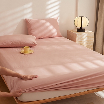 DoDo 兜兜 2025新款全棉纯棉水洗棉大床床笠【可定做尺寸】 茶粉