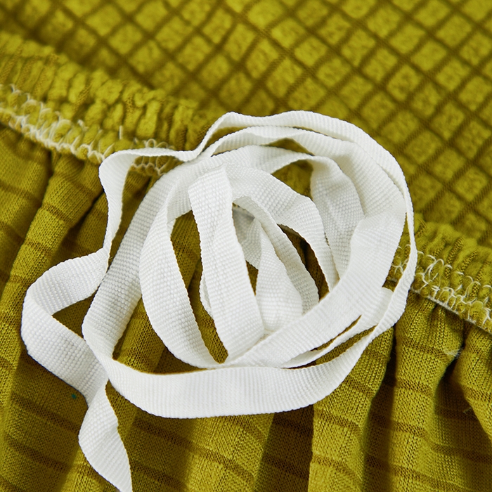 91家纺网 家纺一手货源 找家纺 逐日沙发套2025新款玉米绒沙发床套 翠绿黄