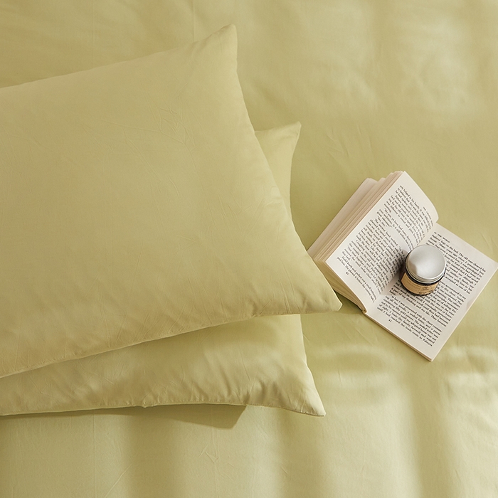 91家纺网 家纺一手货源 找家纺 DoDo 兜兜 2025新款全棉纯棉水洗棉大床床笠【可定做尺寸】 豌豆青绿