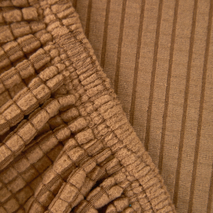 91家纺网 家纺一手货源 找家纺 逐日沙发套2025新款玉米绒沙发床套 驼色