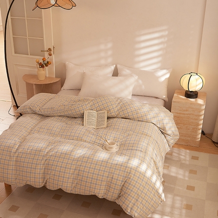 91家纺网 家纺一手货源 找家纺 （总）DoDo 兜兜 2025新款全棉纯棉水洗棉系列单被套【可定做尺寸】