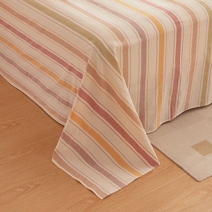 91家纺网 家纺一手货源 找家纺 DoDo 兜兜 2026新款全棉纯棉水洗棉系列单床单【可定做尺寸】 里威-深咖