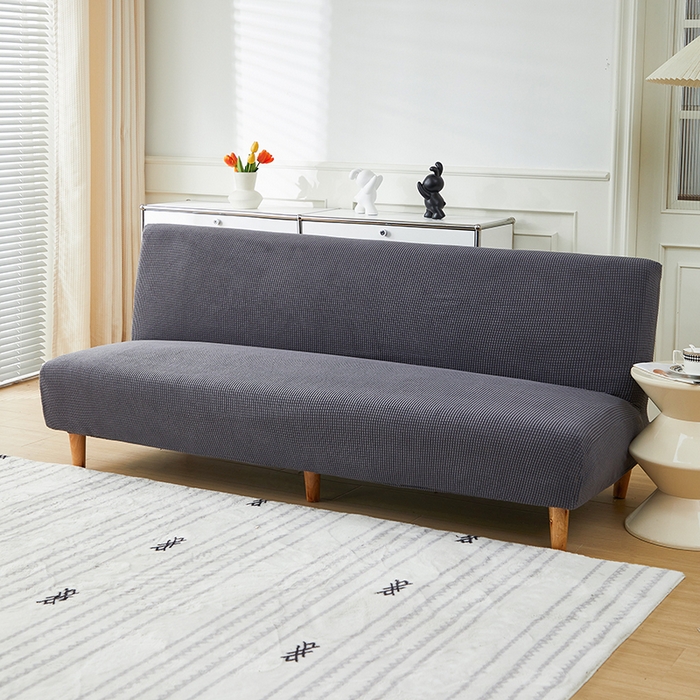 91家纺网 家纺一手货源 找家纺 逐日沙发套2025新款玉米绒沙发床套 深灰