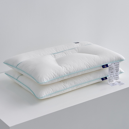 乐可 2025新款云眠分区枕枕头枕芯 云眠分区枕-绿48*74cm【一对】