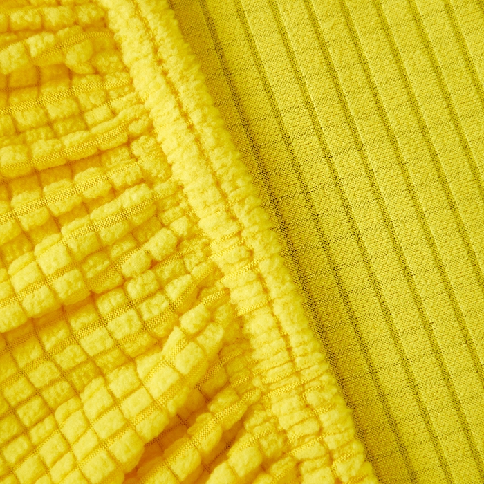 91家纺网 家纺一手货源 找家纺 逐日沙发套2025新款玉米绒沙发床套 柠檬黄