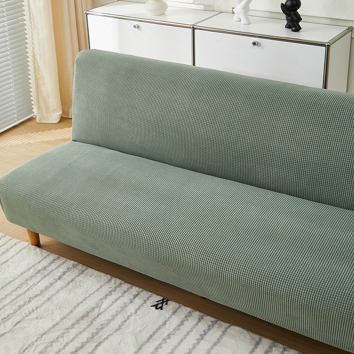 91家纺网 家纺一手货源 找家纺 逐日沙发套2025新款玉米绒沙发床套 松柏绿