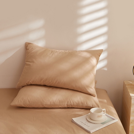 DoDo 兜兜 2025新款全棉纯棉水洗棉系列单枕套【可定做尺寸】 奶咖