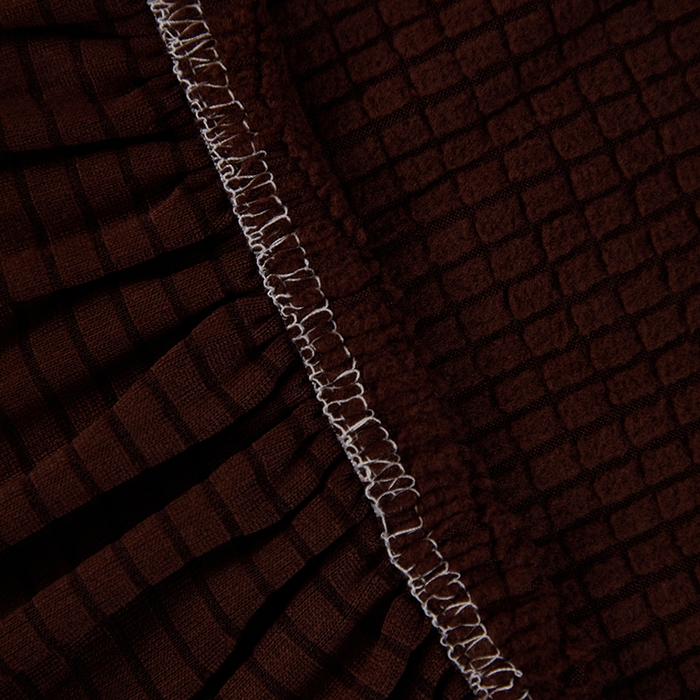 91家纺网 家纺一手货源 找家纺 逐日沙发套2025新款玉米绒沙发床套 深咖