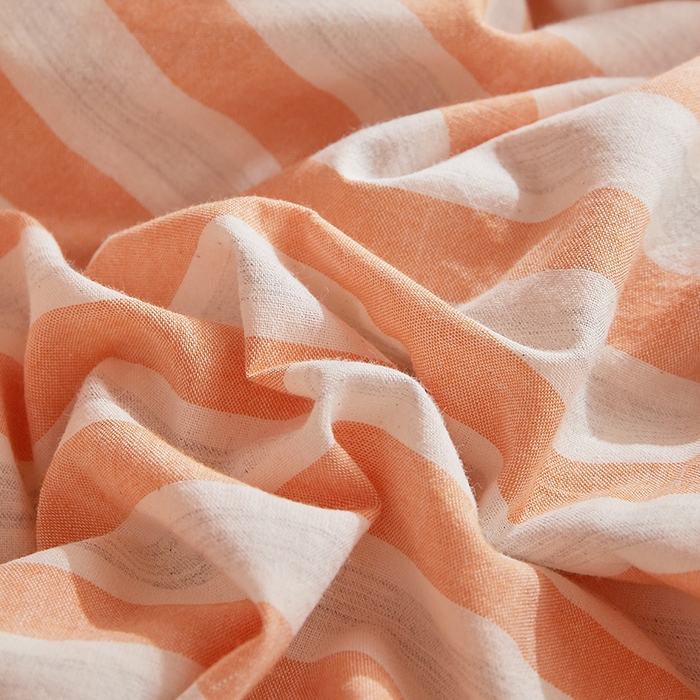 91家纺网 家纺一手货源 找家纺 DoDo 兜兜 2025新款全棉纯棉水洗棉学生床笠【可定做尺寸】 北辰-桔