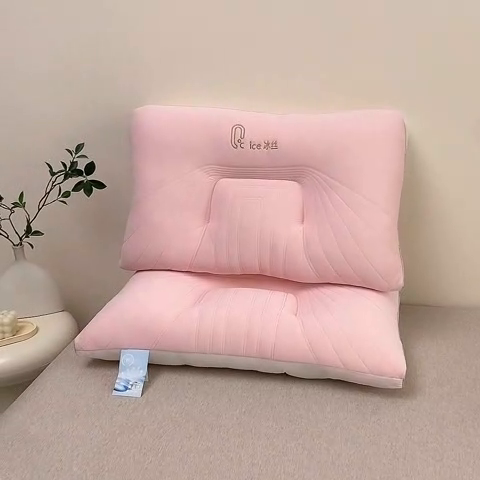 91家纺网 家纺一手货源 找家纺 （总）珍贝家纺 2025新款冰丝护颈枕枕头枕芯