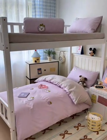 91家纺网 家纺一手货源 找家纺 锦觅 2025新款学生季全棉纯棉毛巾绣三件套奶油小清新刺绣四件套（全文件大图以及买家秀） 甜蜜幸福